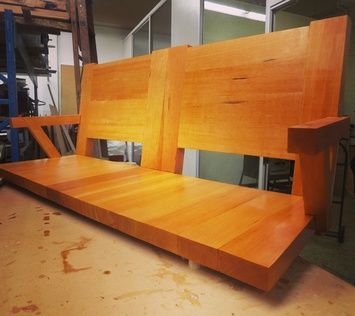 Handcrafted Fir bench